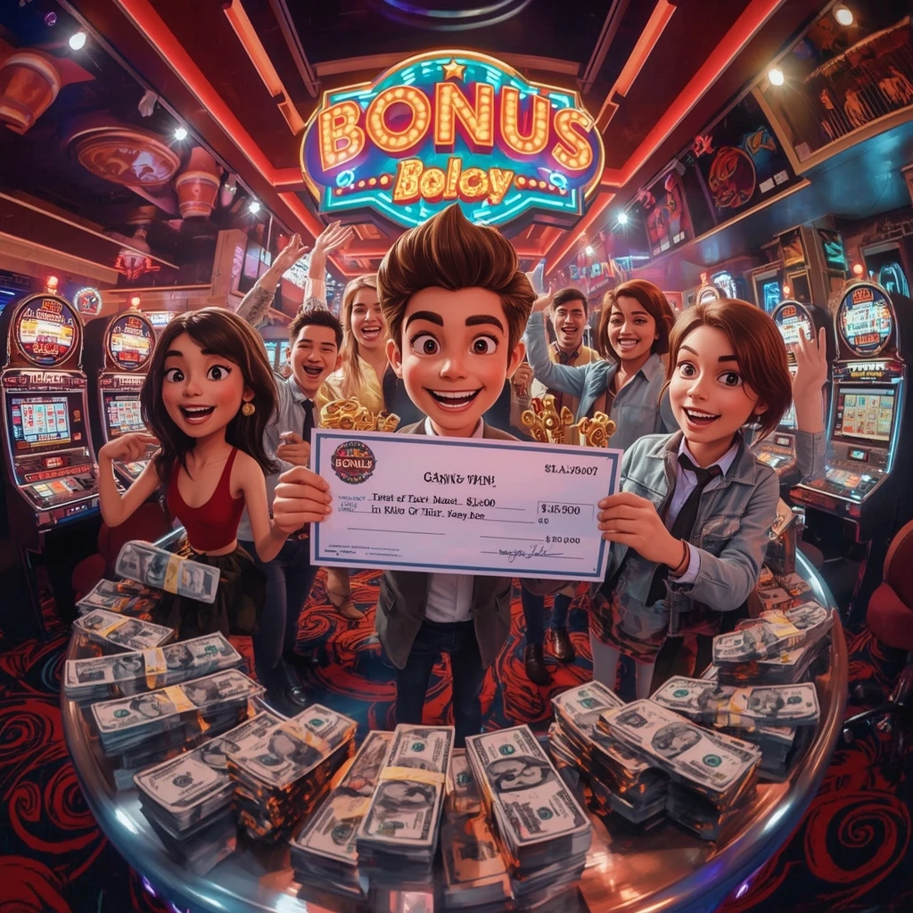 bono en las manos de un hombre en el casino CYBER BET CASINO